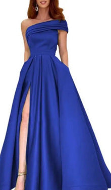 One Shoulder Satin Tutu Dress