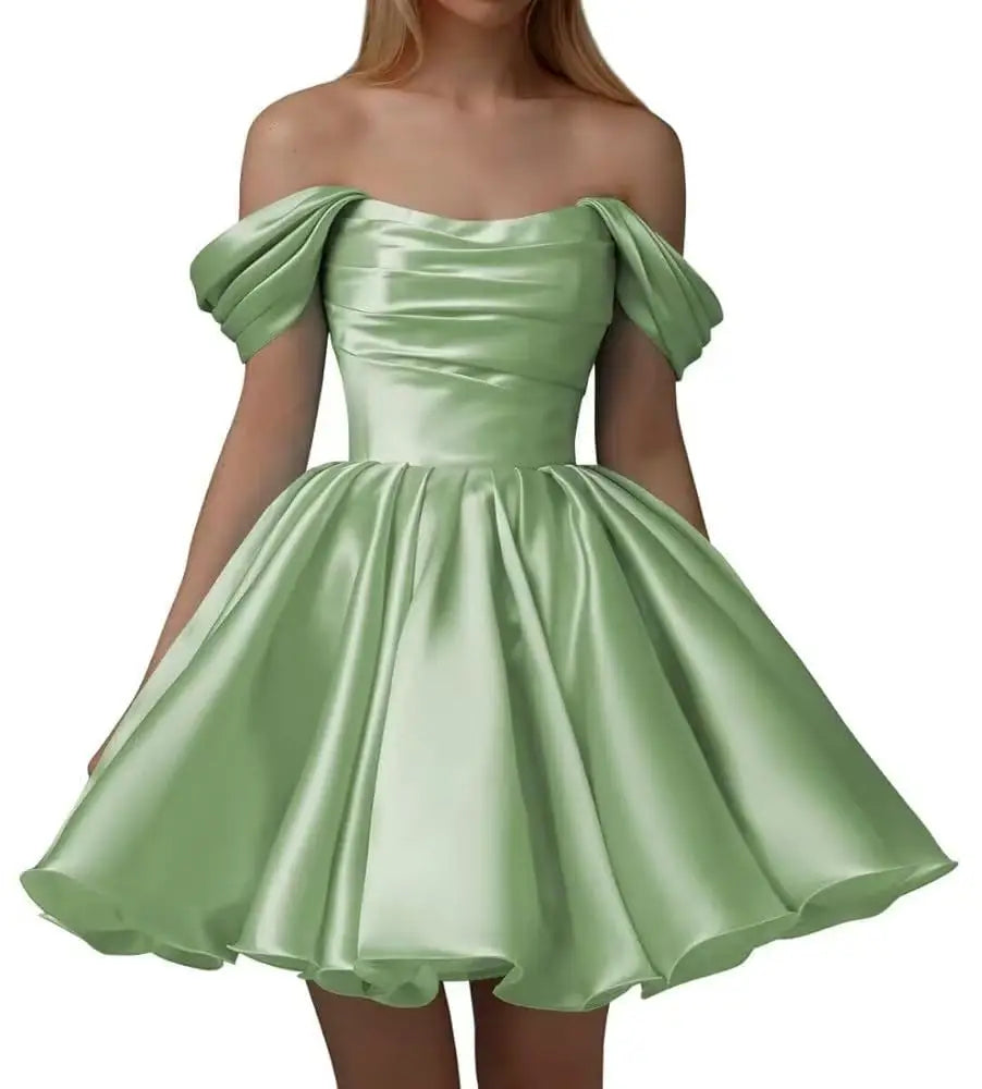 Elegant Short Wedding Dresses 2025 off the shoulder Beach Bridal Gown Formal Party Dresses Homecoming Dresses Customized 2025