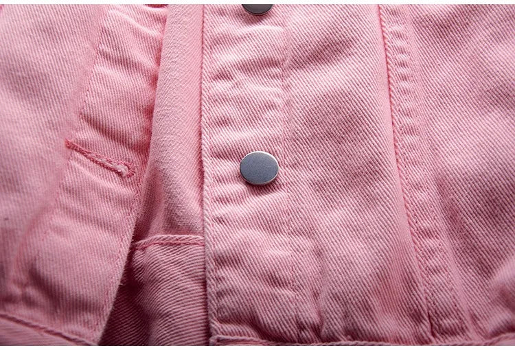 Classic Denim Jacket Women Jeans 2023 Jean Boyfriend Jackets for Women Oversize Loose Coat Veste Femme Purple White Yellow Mujer