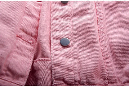 Classic Denim Jacket Women Jeans 2023 Jean Boyfriend Jackets for Women Oversize Loose Coat Veste Femme Purple White Yellow Mujer