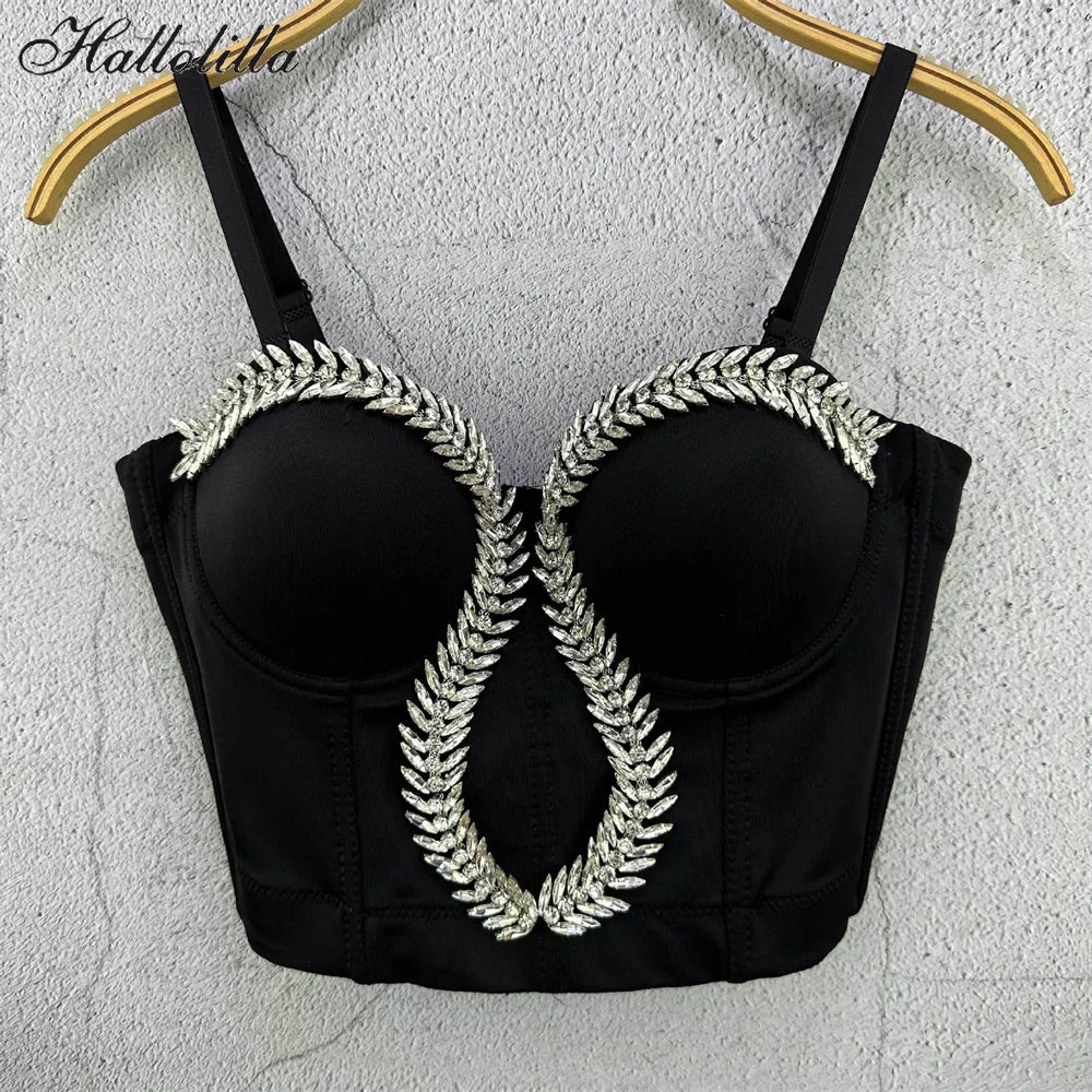 Sexy Club Shaper Ladies Crop Tops Fashion Streetwear Summer Shirt Woman Clothing Blusas Tank Top Women Corset Camis Ropa Mujer