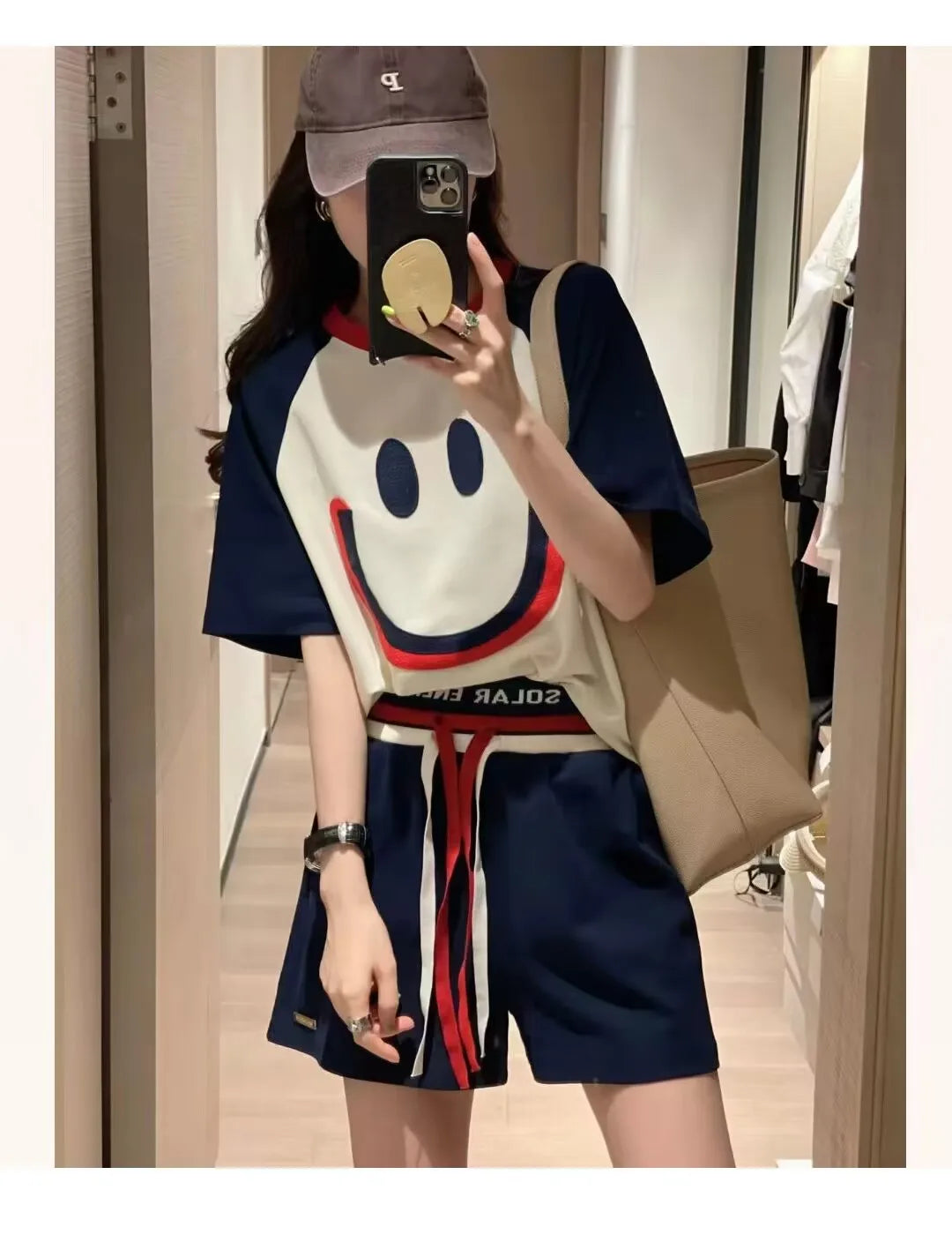 Summer 2023 plus Size Women's Fashionable Soft Style Meat Covering Two-Piece Set Street Style Cute Casual Sportswear Ensemble