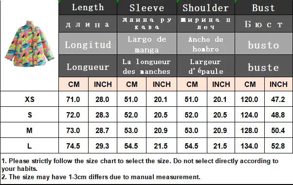 HH Floral Print Jacket For Women Autumn Quilted Reversible Cotton Coat Cardigan Long Sleeve Jackets Elegant Woman Streetwear