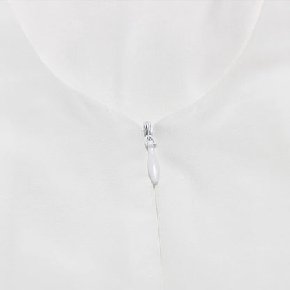 Mingmingxi Summer Mini Backless A Line Dress Sexy White Big Bow Dress Casual Women Birthday Holiday Dress New Arrivals
