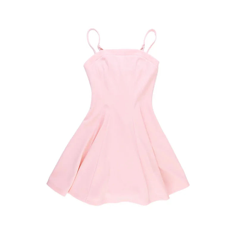 Townlike A-line Ball Gown Dress Women Spaghetti Strap Mini 2026 Spring Summer Dress Backless Nightclub Sexy Party Dresses
