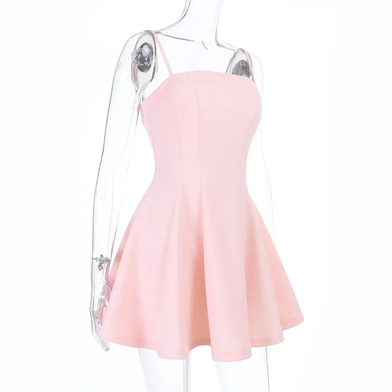 Townlike A-line Ball Gown Dress Women Spaghetti Strap Mini 2026 Spring Summer Dress Backless Nightclub Sexy Party Dresses