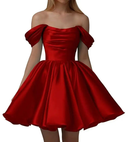 Elegant Short Wedding Dresses 2025 off the shoulder Beach Bridal Gown Formal Party Dresses Homecoming Dresses Customized 2025