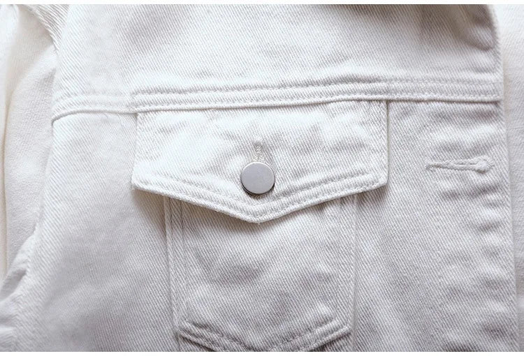 Classic Denim Jacket Women Jeans 2023 Jean Boyfriend Jackets for Women Oversize Loose Coat Veste Femme Purple White Yellow Mujer