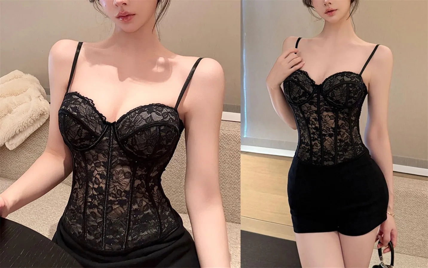 Floral Lace Lady Bustier Elegant Shaping Sexy Lace Women Corset Girls Slim Evening Wear Crops Lady Short Sweet Body Shaper Top