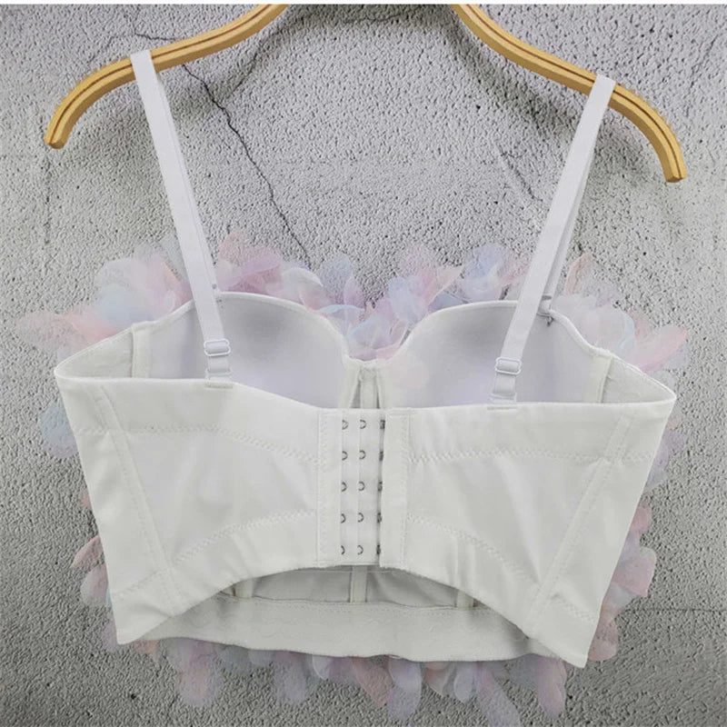 Visivane Sexy Club Cropped Shirt Woman Clothes Camis Shaper Tank Top Women Corset Blusas Roupas Femininas Bra Ladies Tops y2k