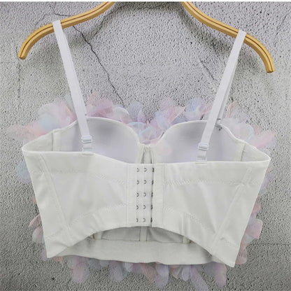 Visivane Sexy Club Cropped Shirt Woman Clothes Camis Shaper Tank Top Women Corset Blusas Roupas Femininas Bra Ladies Tops y2k