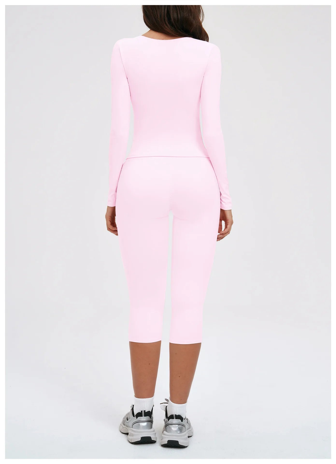 2PCS Gym Tracksuits Yoga Set Female Fitness Suit Deep V Yoga Bra Athletic Wear Women High Waist Workout Flared pants Sports Suit