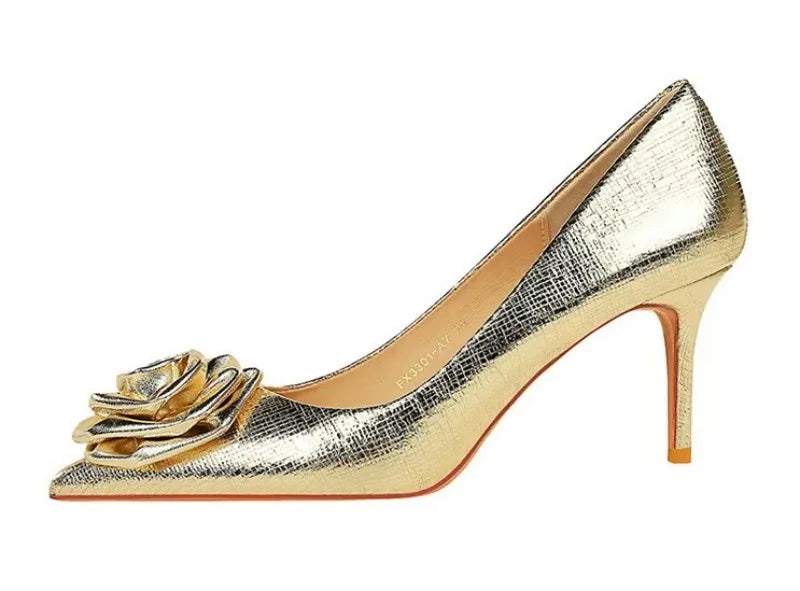 Luxury Designer Women Shoes New Fashion Patent Leather Pointed Tip High Heels for Woman Elegant France Casual Shoe Zapatos Mujer