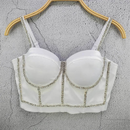 Sexy Club Shaper Ladies Crop Tops Fashion Streetwear Summer Shirt Woman Clothing Blusas Tank Top Women Corset Camis Ropa Mujer