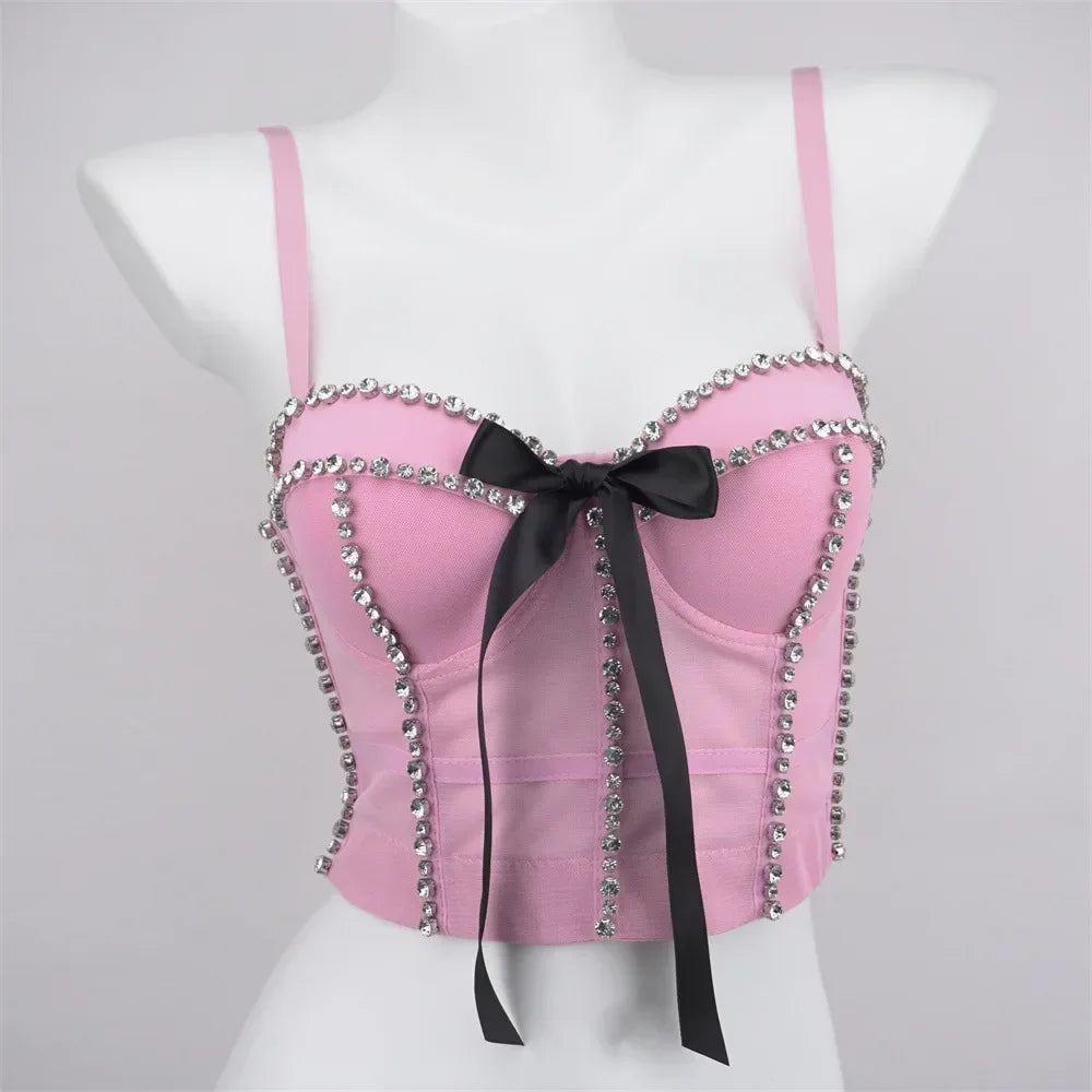 Sexy Club Shaper Ladies Crop Tops Fashion Streetwear Summer Shirt Woman Clothing Blusas Tank Top Women Corset Camis Ropa Mujer
