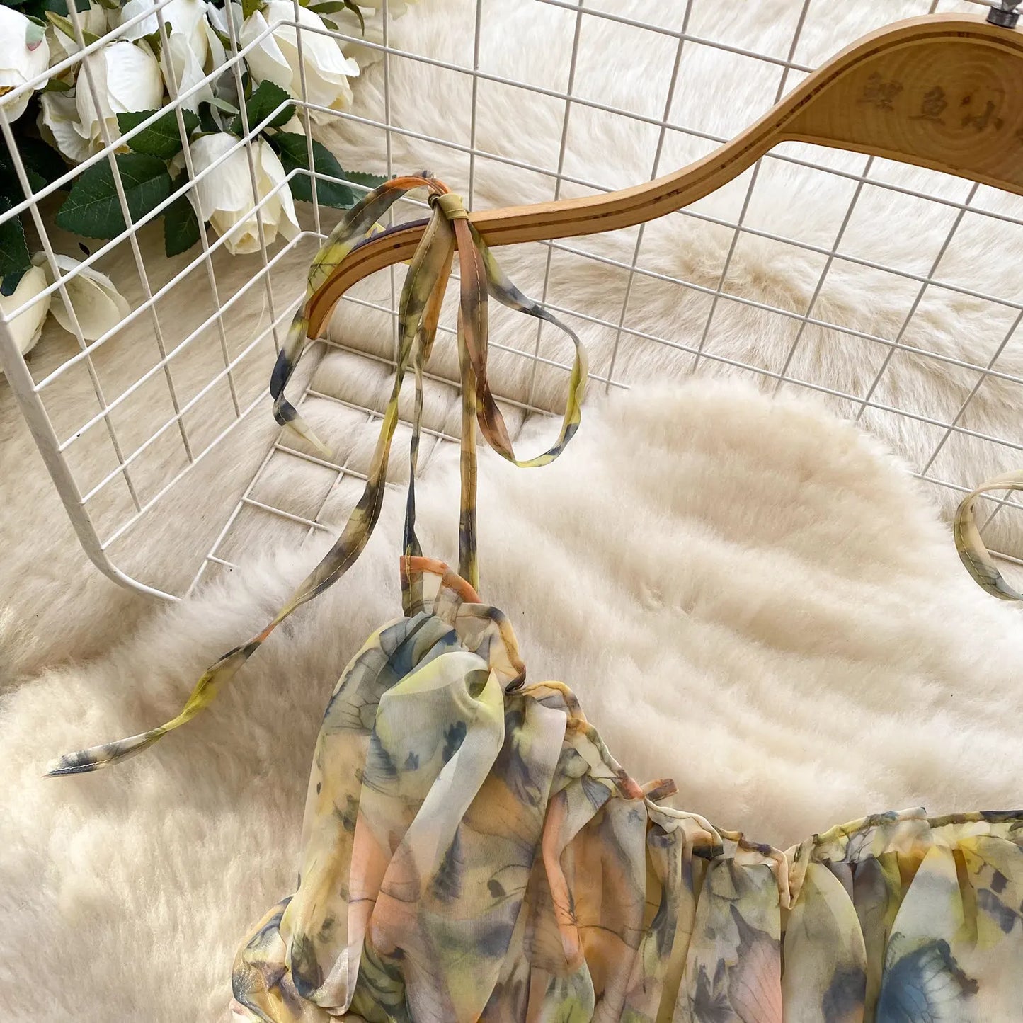 SINGREINY Holiday Print Flowy Birthday Dress Women Strap Butterfly Vacation Cake Sundress Organza Luxury Party Short Dress