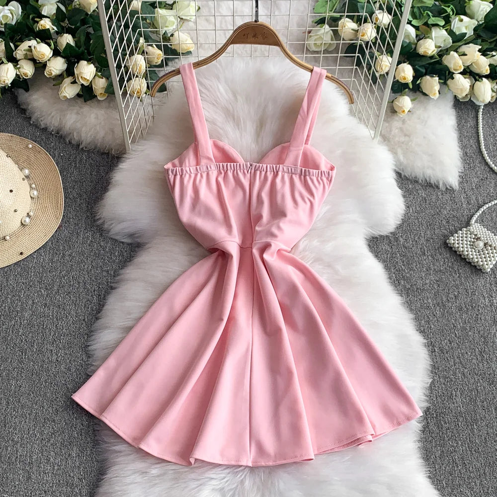 Chic V-neck  Ruched slim off shoulder  A-line High Waist Evening Party dress Women High Street ceremony dresses