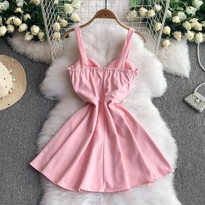 Chic V-neck  Ruched slim off shoulder  A-line High Waist Evening Party dress Women High Street ceremony dresses
