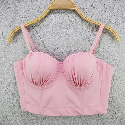 Sexy Club Shaper Ladies Crop Tops Fashion Streetwear Summer Shirt Woman Clothing Blusas Tank Top Women Corset Camis Ropa Mujer