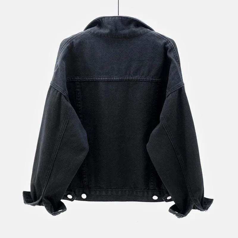 Classic Denim Jacket Women Jeans 2023 Jean Boyfriend Jackets for Women Oversize Loose Coat Veste Femme Purple White Yellow Mujer