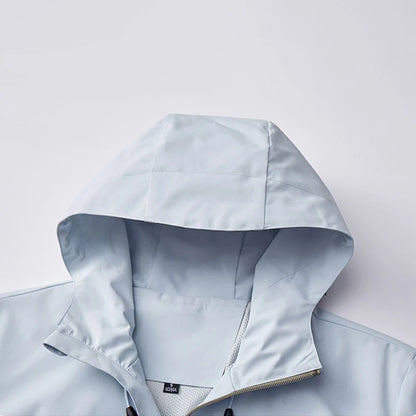 JNLN Unisex Rain Coat Hiking Camping Trekking Mountaineering Waterproof Jackets Men Women Outdoor Sporty Windproof Windbreaker