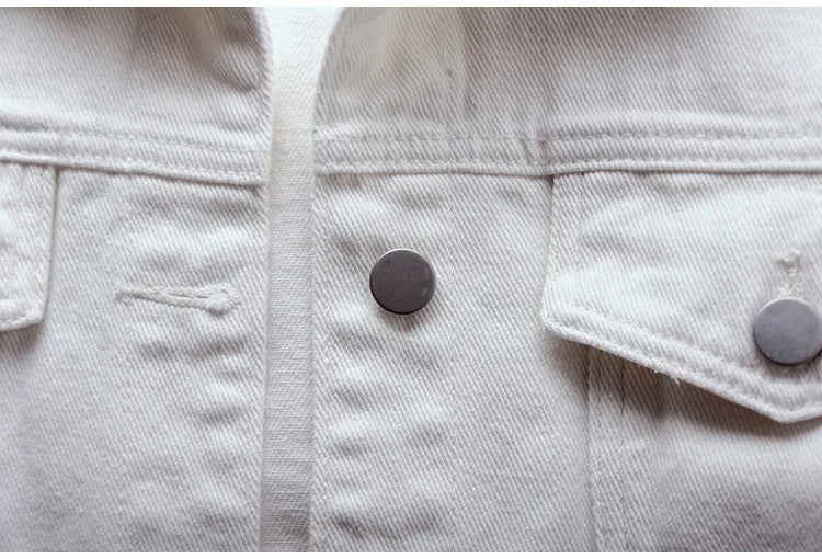 Classic Denim Jacket Women Jeans 2023 Jean Boyfriend Jackets for Women Oversize Loose Coat Veste Femme Purple White Yellow Mujer