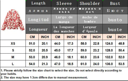 HH Floral Print Jacket For Women Autumn Quilted Reversible Cotton Coat Cardigan Long Sleeve Jackets Elegant Woman Streetwear