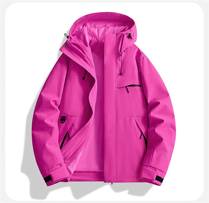 Spring Fall Waterproof Hiking Jacket Women Hooded Hunting Running Trekking Fishing Jackets Outdoor Ride Climbing Windbreaker