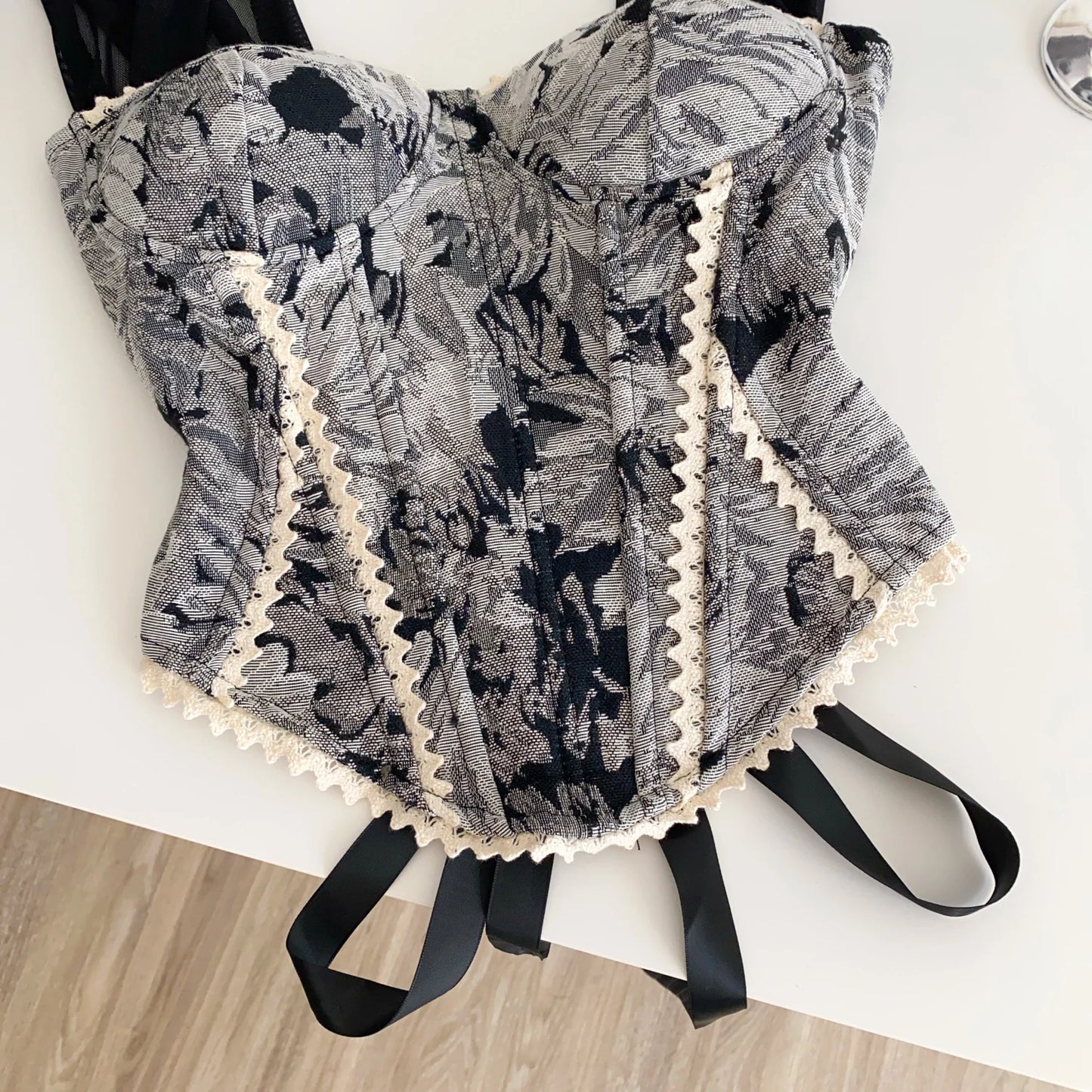 SINGREINY American Retro Print Evening Camisole Female Strap Lace Spliced Slim Top 2025 Streetwear Floral Vintage Beach Tank Top