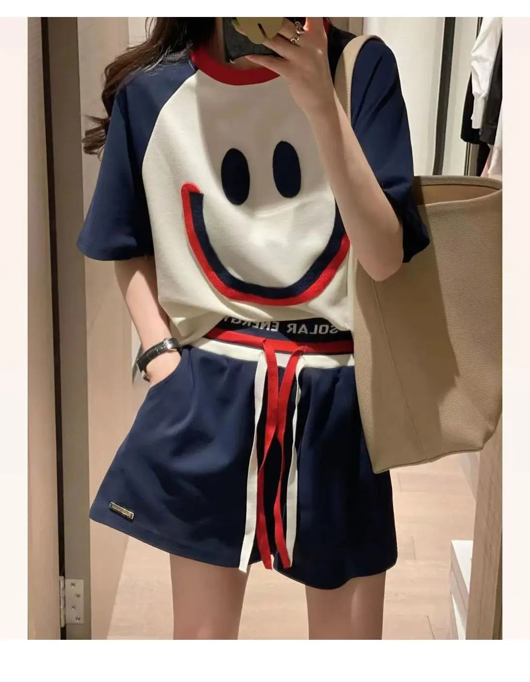 Summer 2023 plus Size Women's Fashionable Soft Style Meat Covering Two-Piece Set Street Style Cute Casual Sportswear Ensemble