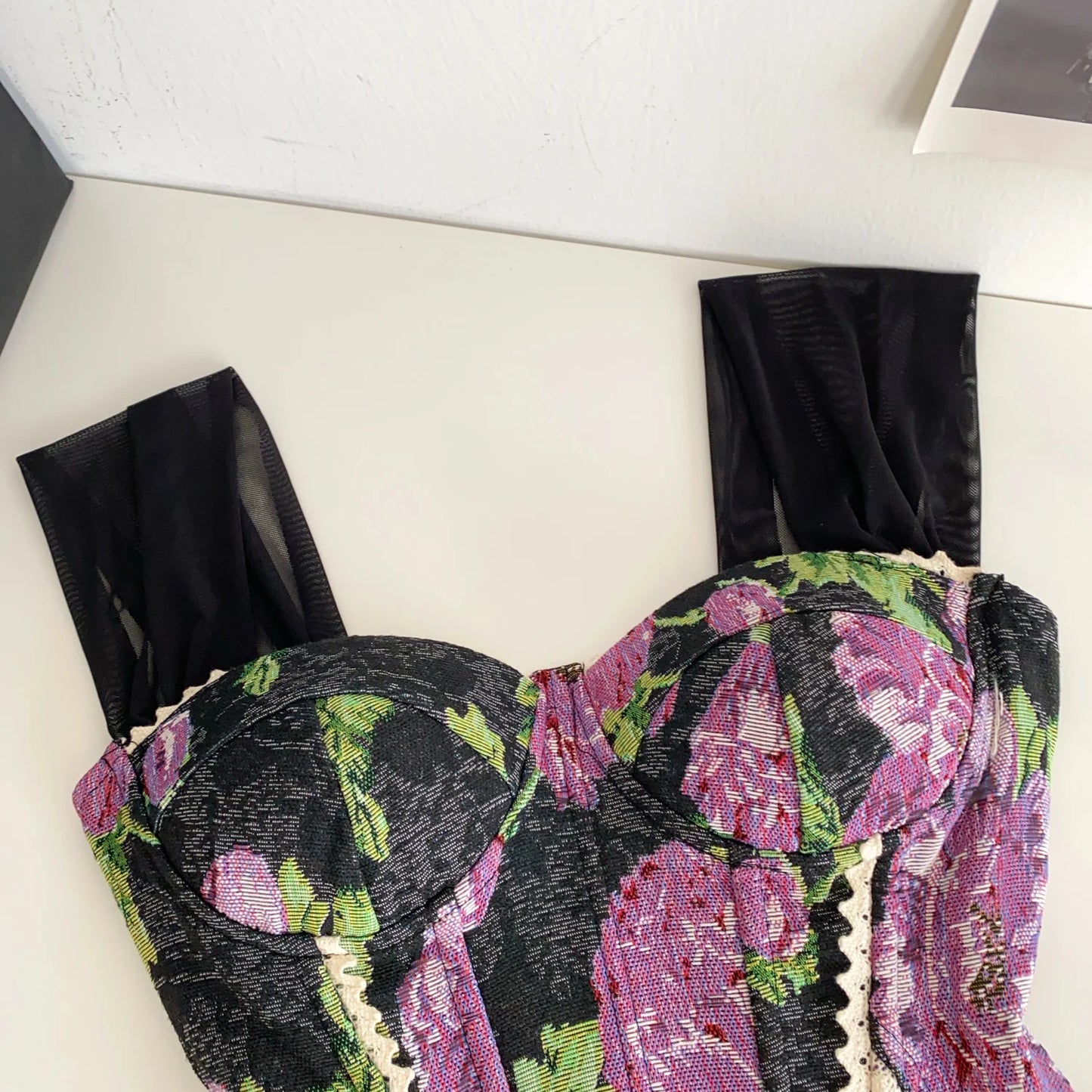 SINGREINY American Retro Print Evening Camisole Female Strap Lace Spliced Slim Top 2025 Streetwear Floral Vintage Beach Tank Top