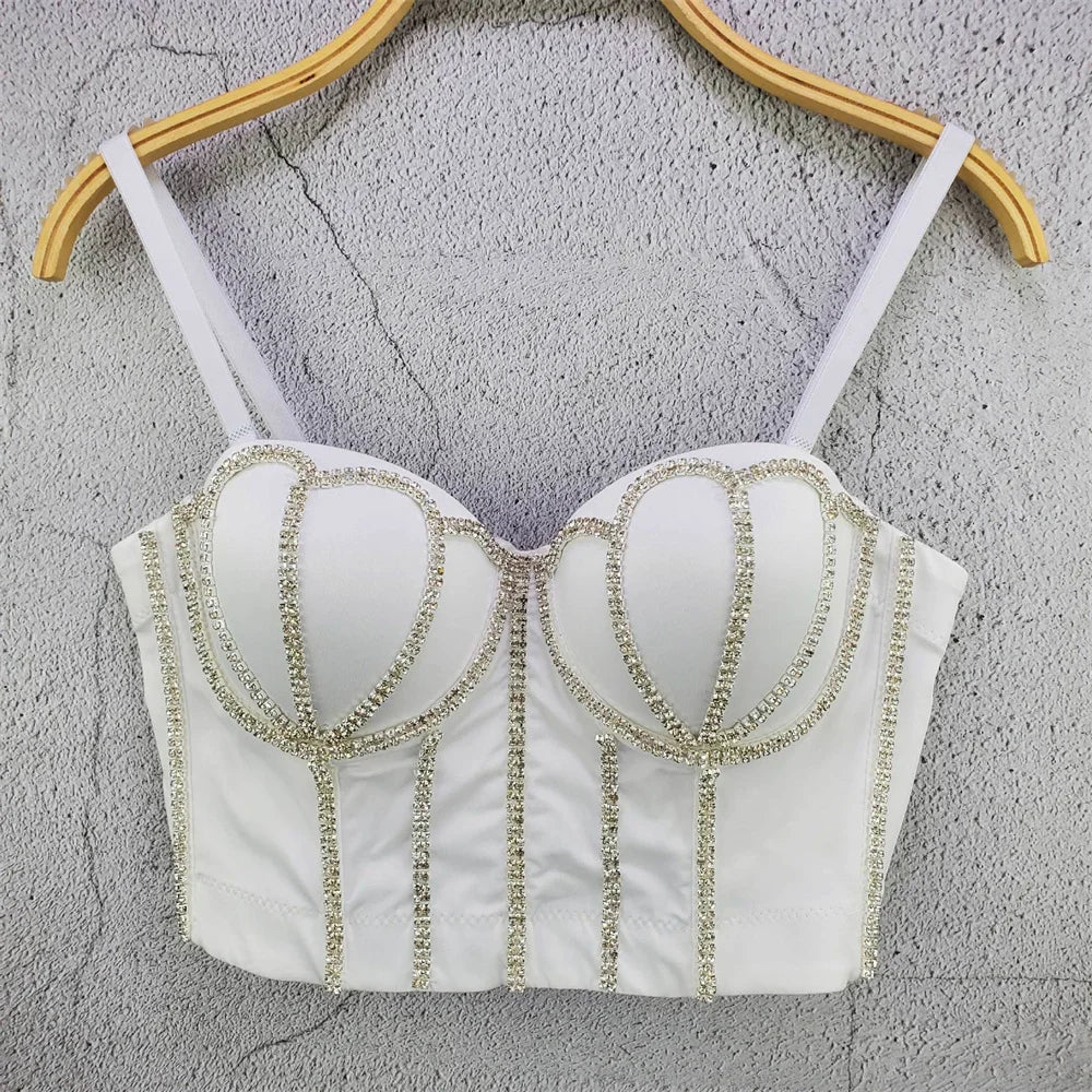 Sexy Club Shaper Ladies Crop Tops Fashion Streetwear Summer Shirt Woman Clothing Blusas Tank Top Women Corset Camis Ropa Mujer
