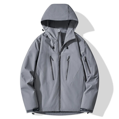 JNLN Unisex Rain Coat Hiking Camping Trekking Mountaineering Waterproof Jackets Men Women Outdoor Sporty Windproof Windbreaker