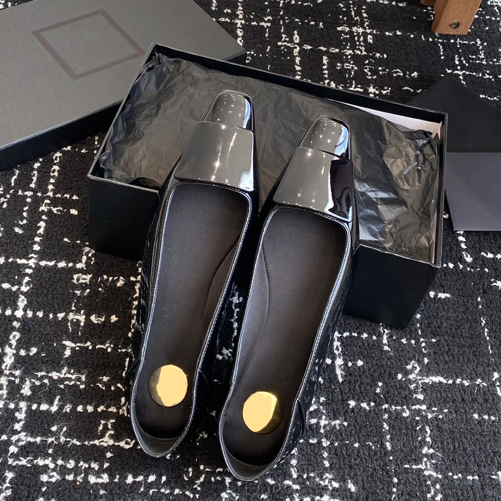Sweet Mary Jane Shoes Women Luxury Round Toe Shallow Buckle brand Spring Autumn Women's Shoes Comfortable Ballet Flats Shoes