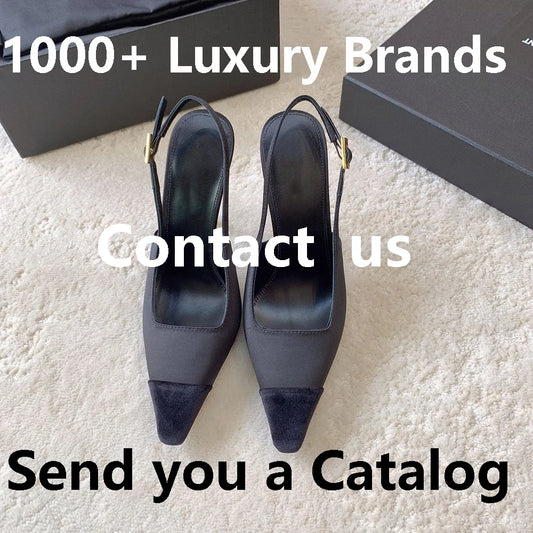 Luxury Pointed Sandals Burgundy Designer Large Size Fashion Pointed Sandals Temperament with French Women's Shoes