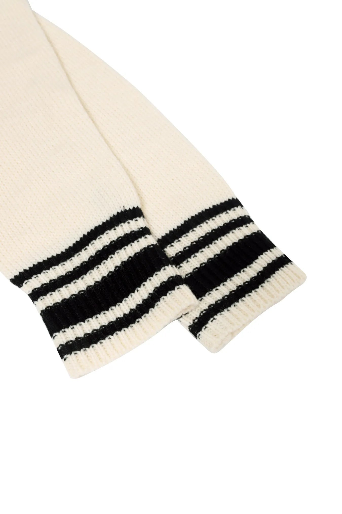 Women's Two-Piece Knit Set Contrast Trim Cardigan & Wide-Leg Pants Casual Loungewear (White/Navy Blue)