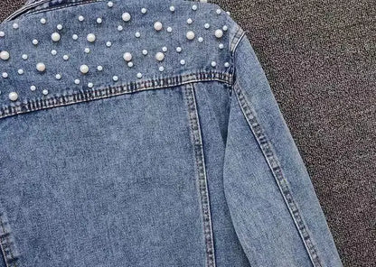 Denim Coat Women Denim Coat Turn Down Collar Single Breasted Full Sleeve Jackets Loose Casual Regular Short Jacket 2024