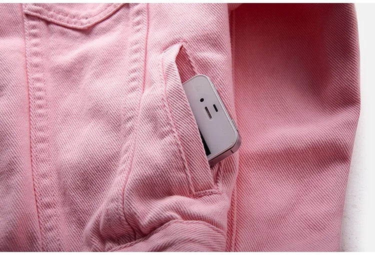 Classic Denim Jacket Women Jeans 2023 Jean Boyfriend Jackets for Women Oversize Loose Coat Veste Femme Purple White Yellow Mujer