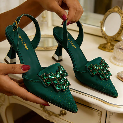 Venus Chan Elegant Women's Pumps - Fashion-Forward High-Quality Shoes for Nigerian Weddings and Special Events