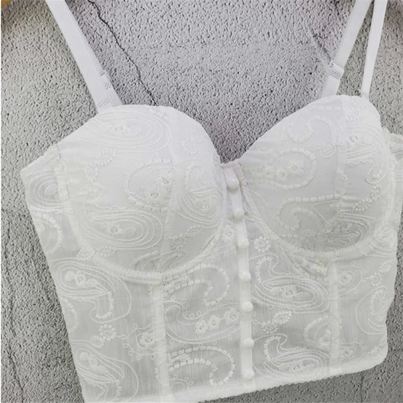 Visivane Sexy Club Cropped Shirt Woman Clothes Camis Shaper Tank Top Women Corset Blusas Roupas Femininas Bra Ladies Tops y2k