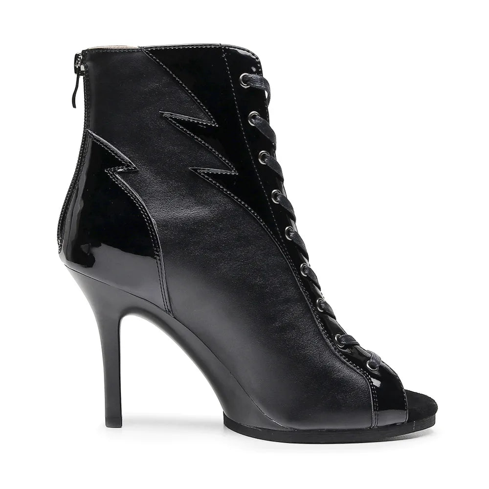 Black High Women Heels Trend Stilettos Jazz Dance Woman Shoes Latin Dancing Street Sexy Stilettos Booties Plus Size