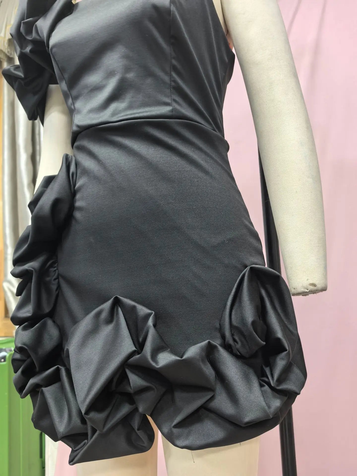 2025 Dress Women Female Clothing Fashion Elegant Evening Party New Women's Dress Waist Dress One Shoulder Tube Top Hip Skirt