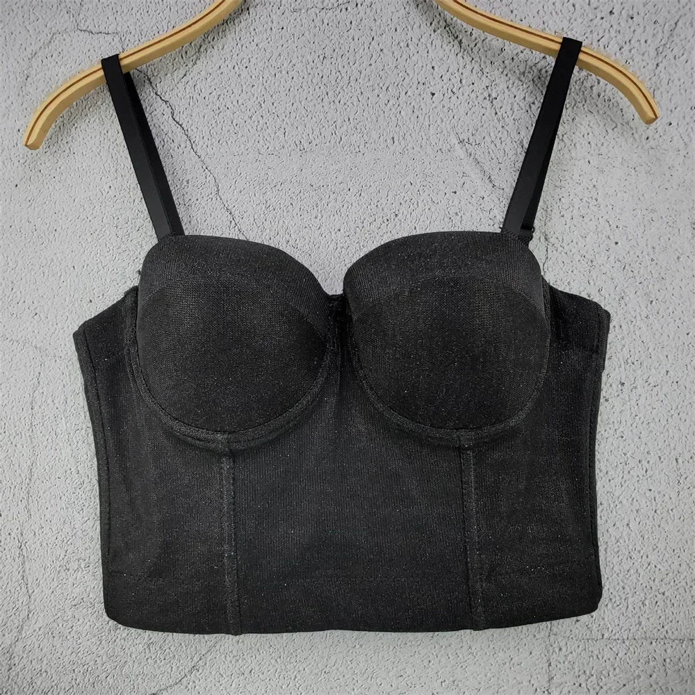 Sexy Club Shaper Ladies Crop Tops Fashion Streetwear Summer Shirt Woman Clothing Blusas Tank Top Women Corset Camis Ropa Mujer