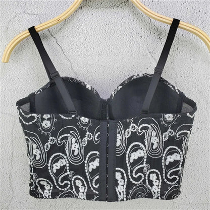 Visivane Sexy Club Cropped Shirt Woman Clothes Camis Shaper Tank Top Women Corset Blusas Roupas Femininas Bra Ladies Tops y2k