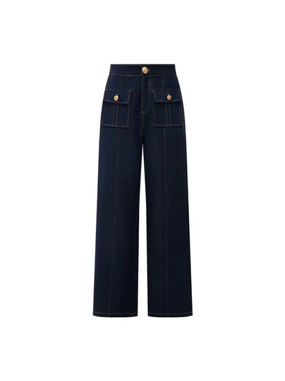 Denim suit spring and summer tops for women 2026 new style simple and elegant high-end denim fashionable style vest