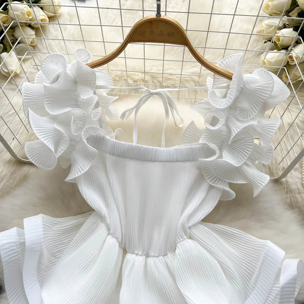 Sexy Drawstring Casual Blouses for Women Almighty Summer Short Sleeve Solid Colours Femme Shirts Tops Chic Ruffles Woman Blusas