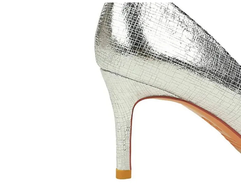 Luxury Designer Women Shoes New Fashion Patent Leather Pointed Tip High Heels for Woman Elegant France Casual Shoe Zapatos Mujer