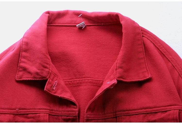Classic Denim Jacket Women Jeans 2023 Jean Boyfriend Jackets for Women Oversize Loose Coat Veste Femme Purple White Yellow Mujer
