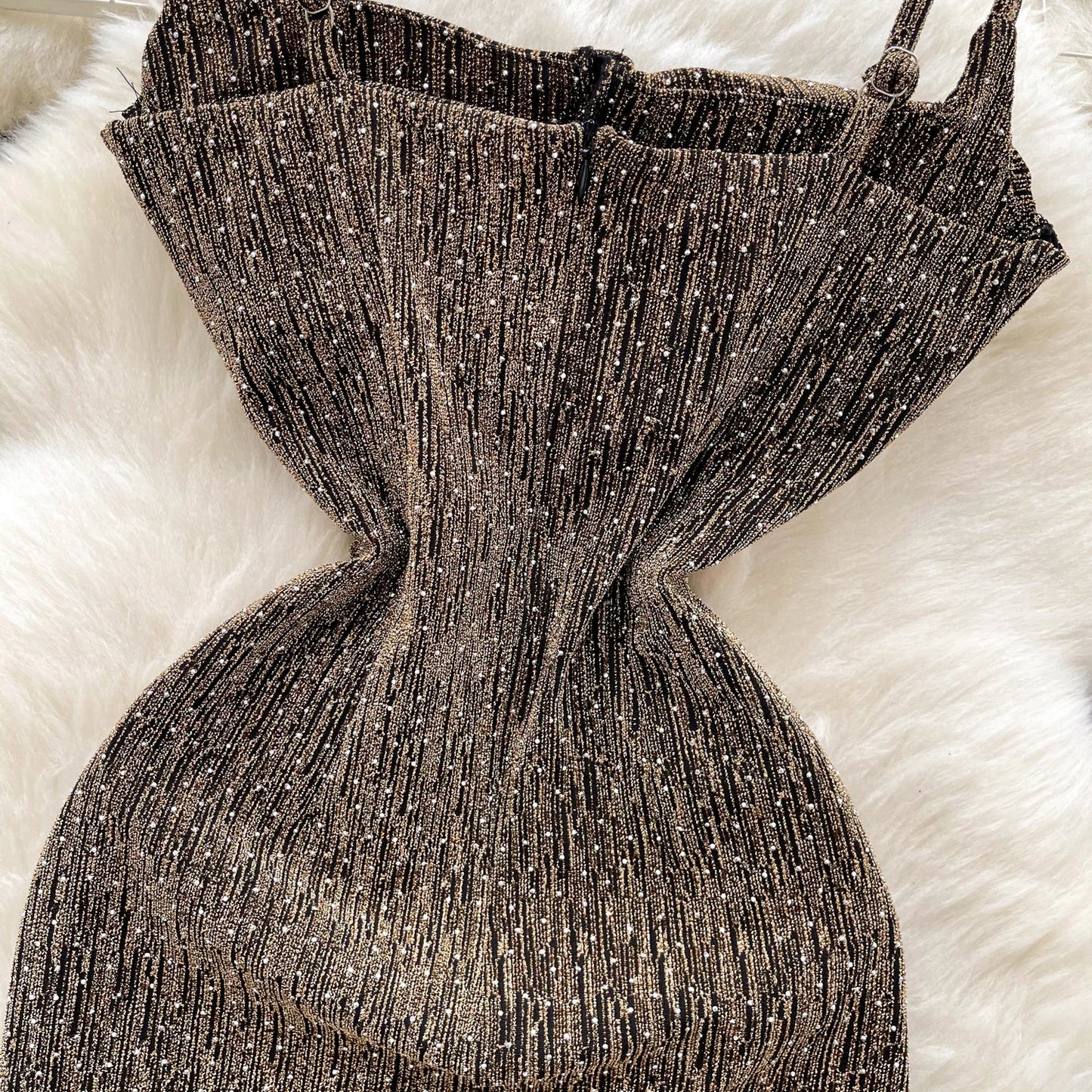 Sexy sleeveless glitter Backless Off Shoulder Fashion Birthday Party Evening Vestido Women Goth Slim Summer Hip Wrap Dress
