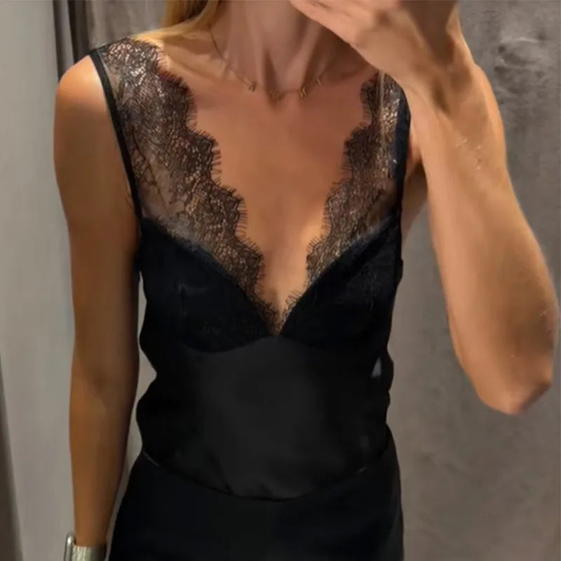 Women Sexy Solid Strapless Cutout Tube Vest Hollow Out High Neck Fitted Crop Camisole 2026 Lady Party Date Night Streetwear Top